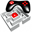 3D game controller, maze puzzle and ball