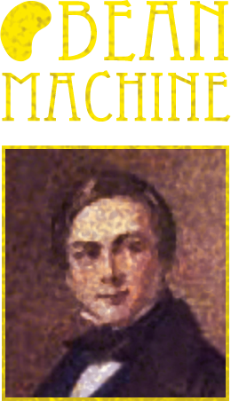 The Bean Machine (Galton portrait)